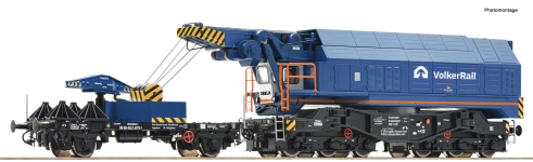 Roco 7320023 - H0 - Eisenbahndrehkran EDK 750 Obelix, VolkerRail, Ep. VI - AC-Sound